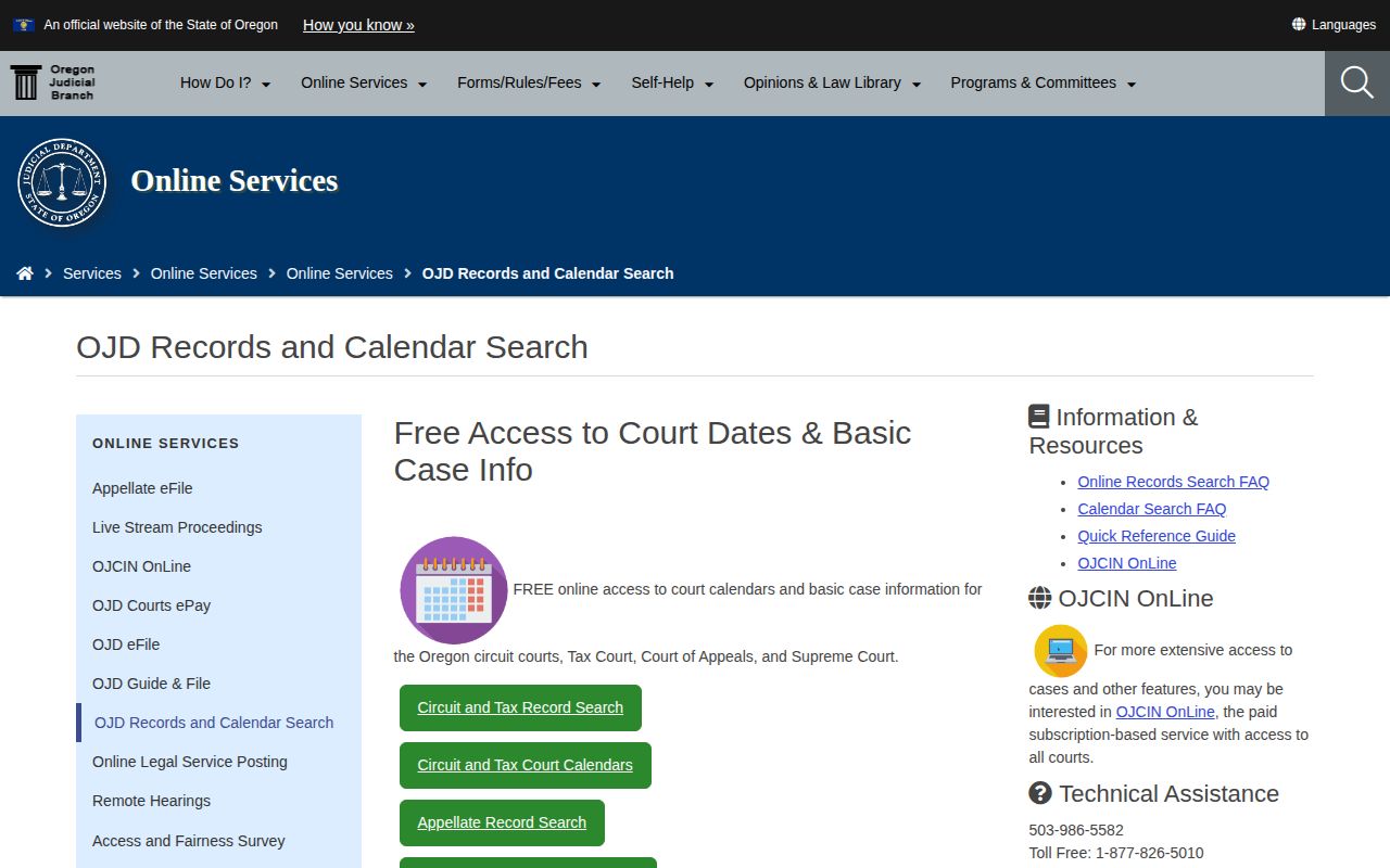 Grant County released inmate court record search options